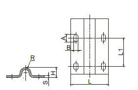 Der Wandschranktür der Türführungsrollen Nut U V hängende doppelte Bahnschienen-Hardware hängende