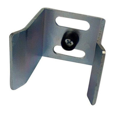 Weißer verzinkter Stahl gleitendes Tor-Schienen-Kit Catcherss 54mm 108mm