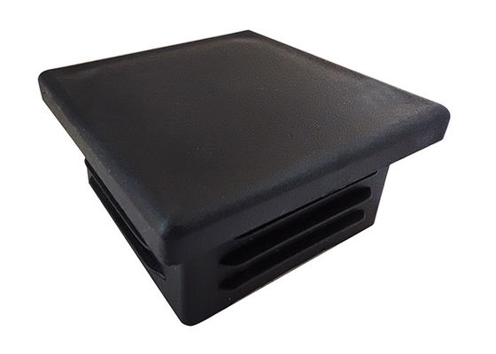 2 Zoll. X 2 Zoll. Schwarzes Quadrat-Plastikposten-Kappe für Zaun 50mmx50mm 100mmx100mm
