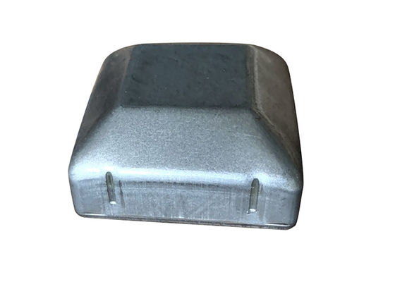 1,5 Zoll 2 Quadrat-Metallpfosten bedeckt des Zoll-1/2 1 1/2“ 5 x 5 3 x 3 4 x 4 mit Hals mit einer Kappe