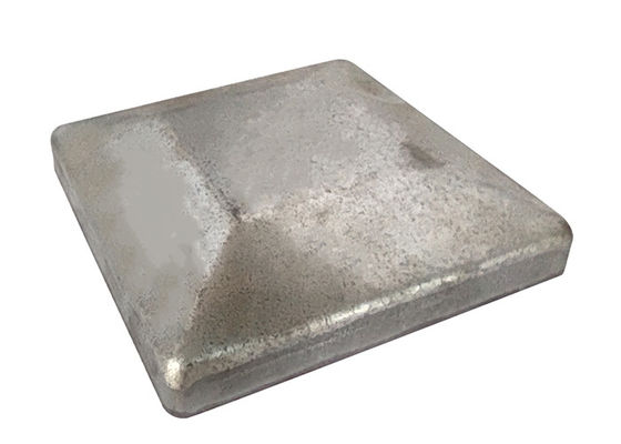 1,5 Zoll 2 Quadrat-Metallpfosten bedeckt des Zoll-1/2 1 1/2“ 5 x 5 3 x 3 4 x 4 mit Hals mit einer Kappe