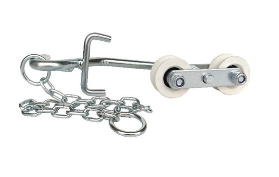 64mm galvanisierte Nylonbananen-Kabelbahn-Rollen-Werkzeug-Landwirtschaft