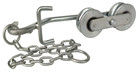 Silberne 64mm Bananen-Bauernhof-Laufkatzen-Rolle, die glatt arbeitet