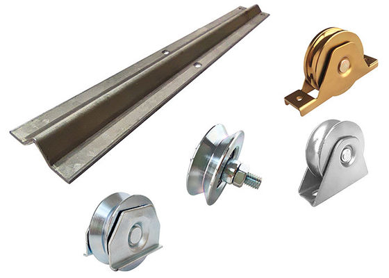 9ft 10ft 12ft StahlLaufschienen und Räder Nut-18feet galvanisierte V