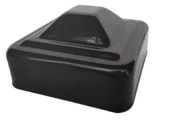 2&quot; 3&quot; 4&quot; Pulver-überzogenes schwarzes Anti-UV Quadrat-Zaun-Post Capss 115mm 135mm 150mm
