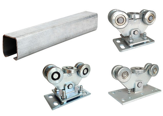 Räder des u-Nut-untere Stahlbahn-freitragende Tor-System-5