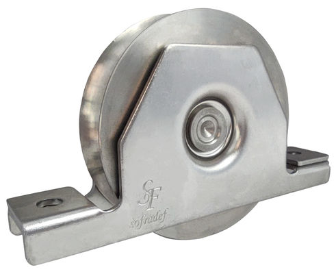 Gleitendes Tor-Zusätze 3&quot; Nut-Tor der Stahlfelge-V mit 6202 tragend