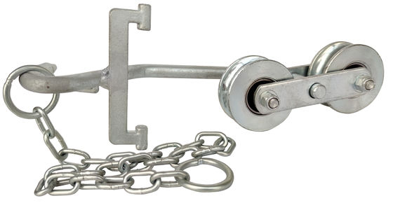 Silberne 64mm Bananen-Bauernhof-Laufkatzen-Rolle, die glatt arbeitet