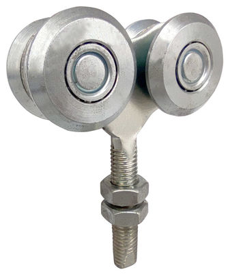 40mm galvanisierten hängende Tür-Rollen mit Stahlball weißes