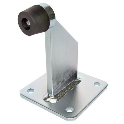 146mm verzinkter kleiner Gummitor-Stahlstopper mit dem Reparieren der Grundplatte