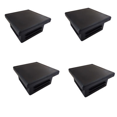 Vierkantrohr-Aluminiumzaun Post Caps 4&quot; 2&quot; schwarze Plastikspitze