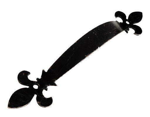 Schwarzes Stahltor-dekorativer Griff 180mm 7&quot; für Tor oder Tür ziehen