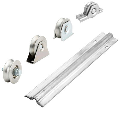 Galvanisiertes Hochleistungsrollen-Tor dreht faltendes Goldsilbriges Schwarzes
