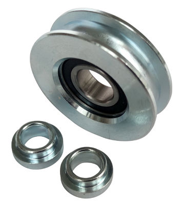 Q235 Metallv Nut-gleitendes Tor-Rad mit Bolzen