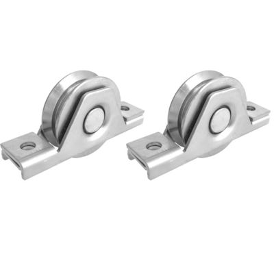Nut-gleitendes Tor-Rollen-Rad des Edelstahl-V 3 Zoll Hochleistungs