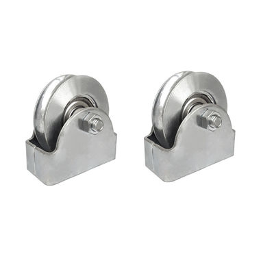 Nut-gleitendes Tor-Rollen-Rad des Edelstahl-V 3 Zoll Hochleistungs