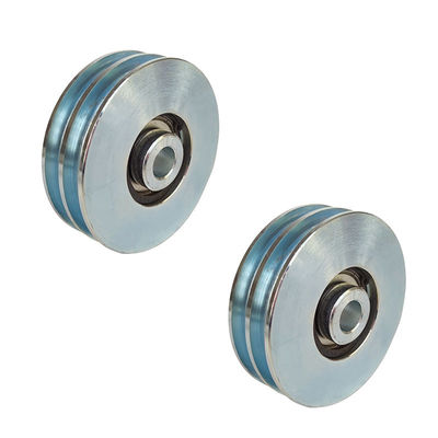 Stahlschiebetür-Rollen-doppelte Nut mit einzelnem Lager 6204