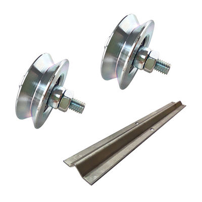 gleitendes Tor-Rad der Nut-4&quot; V mit doppeltem Lager