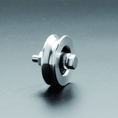 Doppeltes Lager-gleitendes Tor-Rad mit Bolzen und y-Nut
