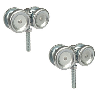 Aufhänger-Kit Sliding Door Box Rail-Scheunen-Tür-Rad galvanisierte Stahl