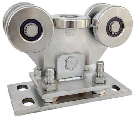 Justierbares 5 Kragbalken-Tor-Rad SS304 68mm für Bahn 80X80