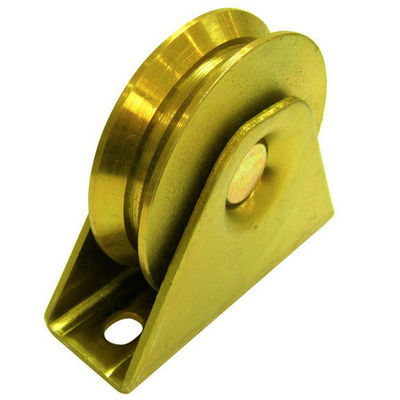 Nut-gleitendes Tor-Rad-verzinktes Silber Q235 Y