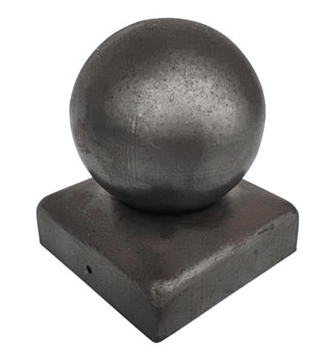 Galvanisierte kugelförmige Stahlzaun-Post Caps Round-Wanne 100x100mm
