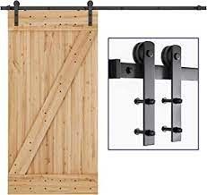 4-8.2 FT-Schwarz-Stahlüberbrückungs-Scheunen-Tür-Hardware-einteiliger Wand-Berg