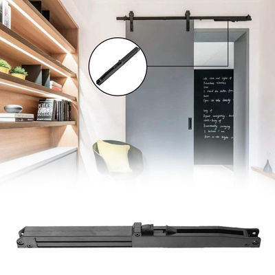 Schieben der weichen nahen Bügel-Rollen-Scheunen-Tür-Hardware Kit Black
