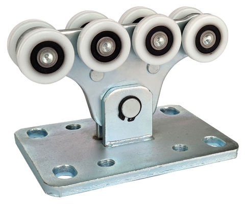 Freitragendes gleitendes Tor-Wagen-Rad-Zink-Silber der Tor-harten Beanspruchung