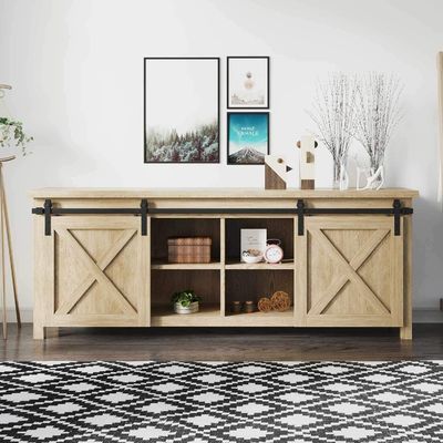 Schwarzes J formen Bügel Mini Barn Door Hardware Kit 6 Ft für doppelte hölzerne Türen